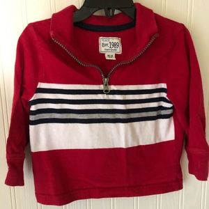 18-24 months quarter zip pullover